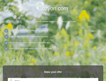 Tablet Screenshot of cozyon.com